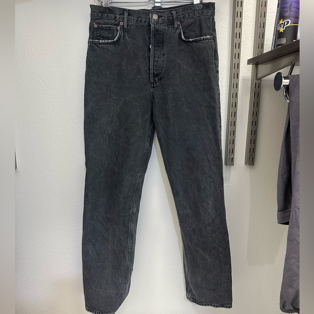 AGOLDE Cherie High Rise Straight Jeans in Distortion in Size 28